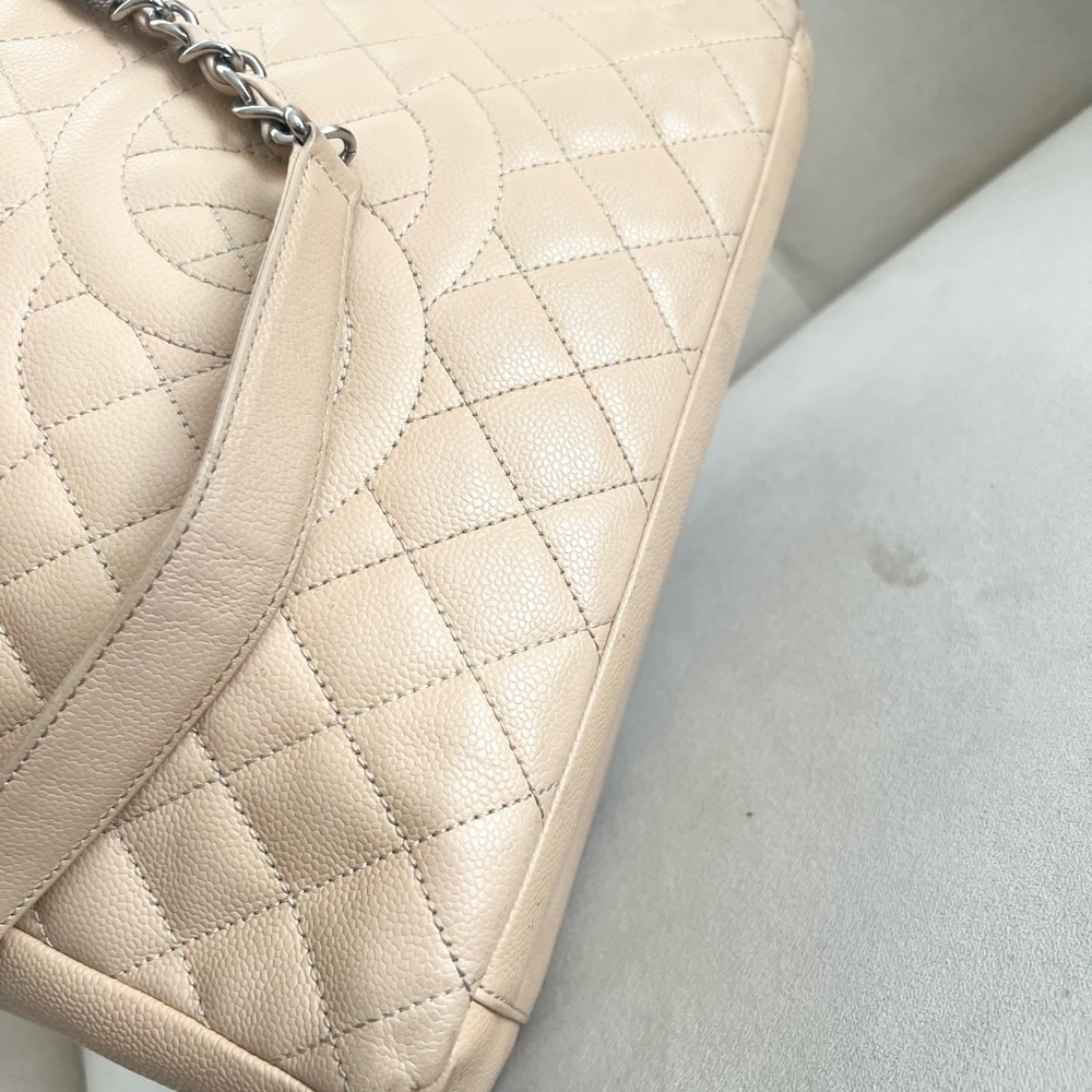 Chanel Classic Timeless GST Beige Caviar with Silver hardware Bag - Picture 9 of 16
